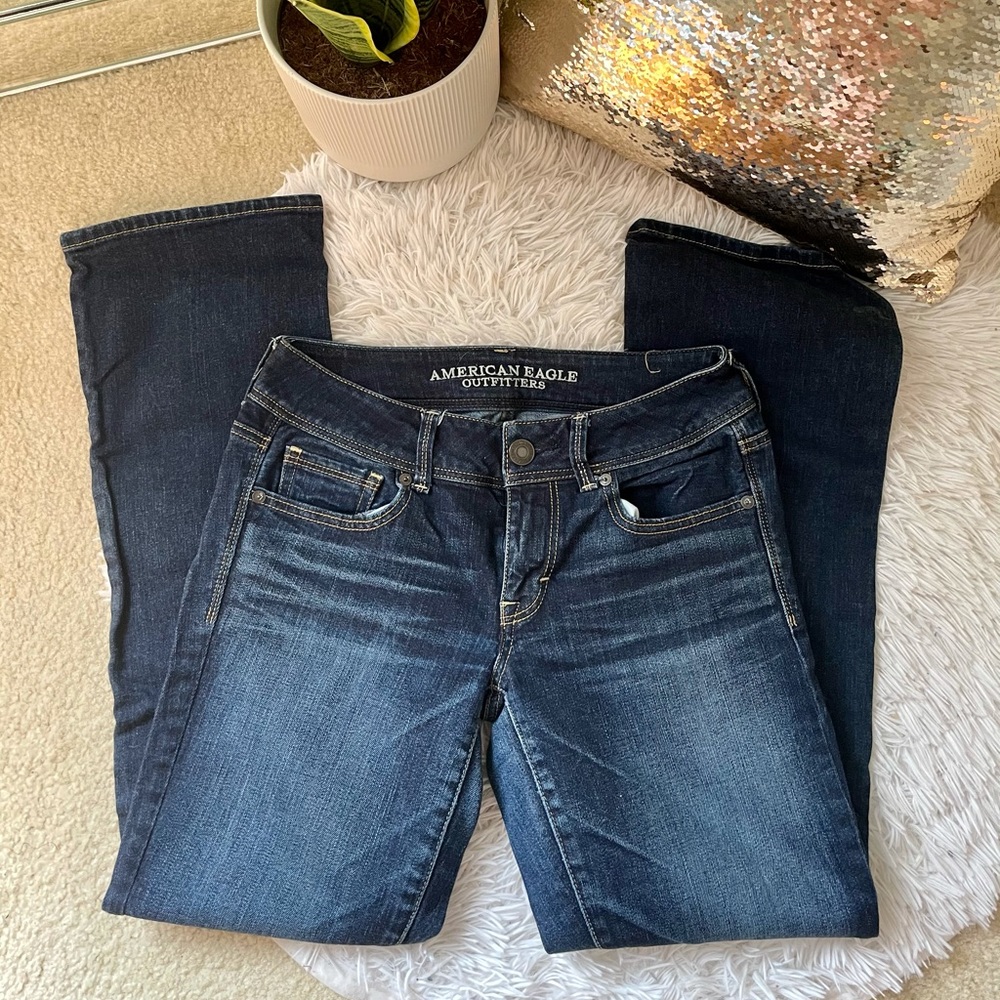 SOLD American Eagle Size 4 Kick Boot Jeans